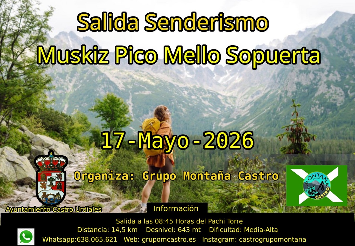 Salida senderismo Muskiz Pico Mello Sopuerta    -  Grupo de Montaña Castro
