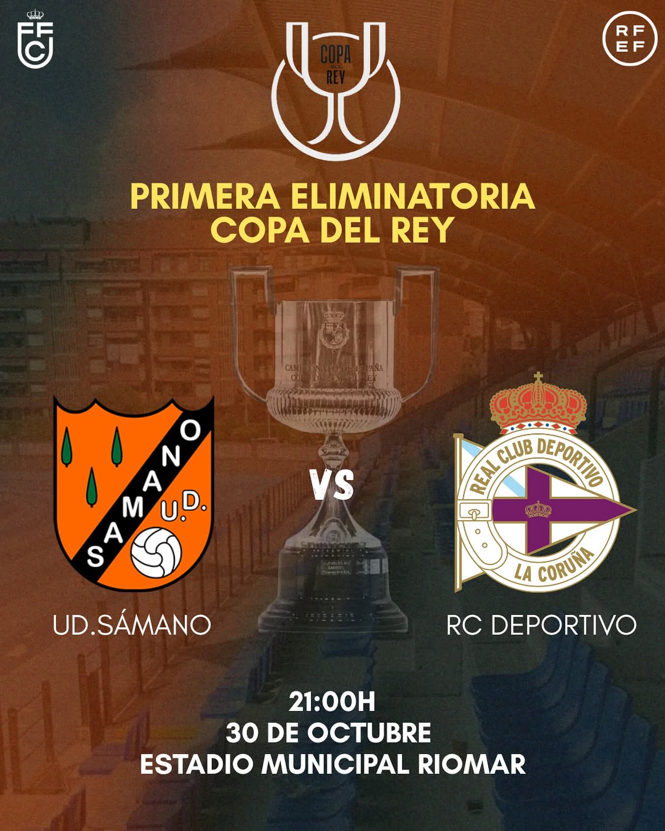 Primera Eliminatoria Copa Del Rey: UD. Sámano-R.C. Deortivo