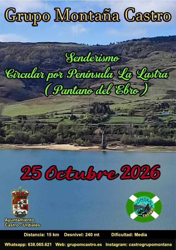 Senderismo  Circular por Península La Lastra - Grupo de Montaña Castro