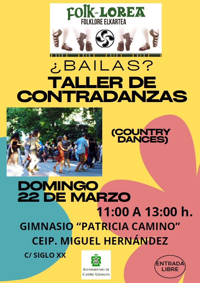 ¿BAILAS? Taller de Contradanzas con Folk - Lorea