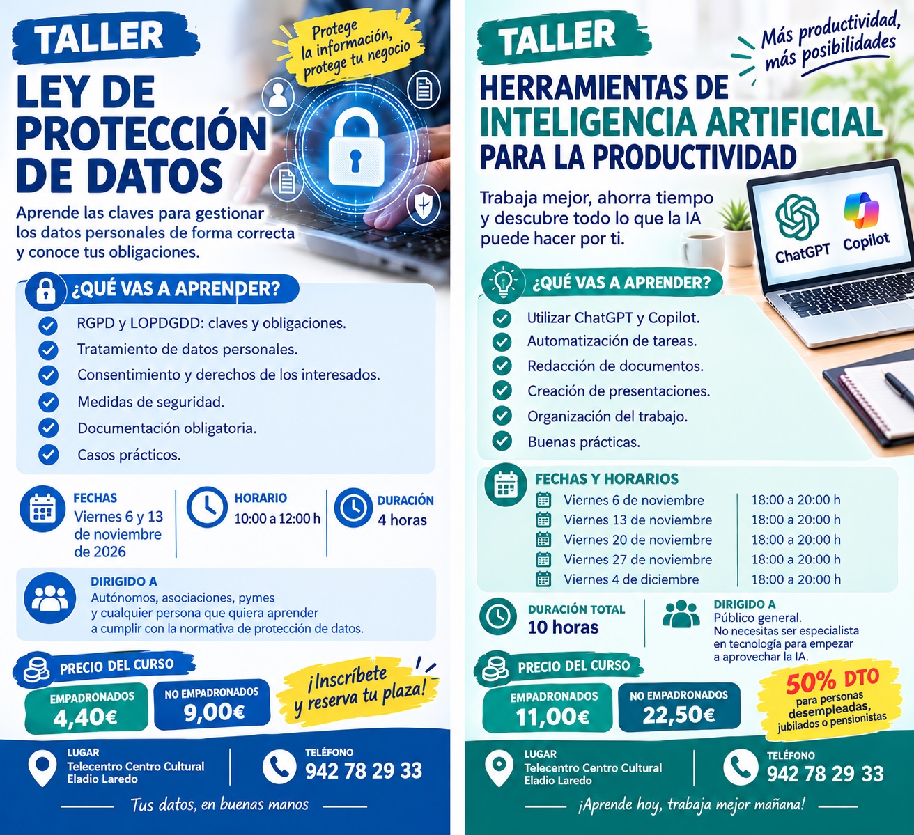 Taller de Herramientas de Inteligencia Artificial  -Telecentro del Centro Cultural Eladio Laredo