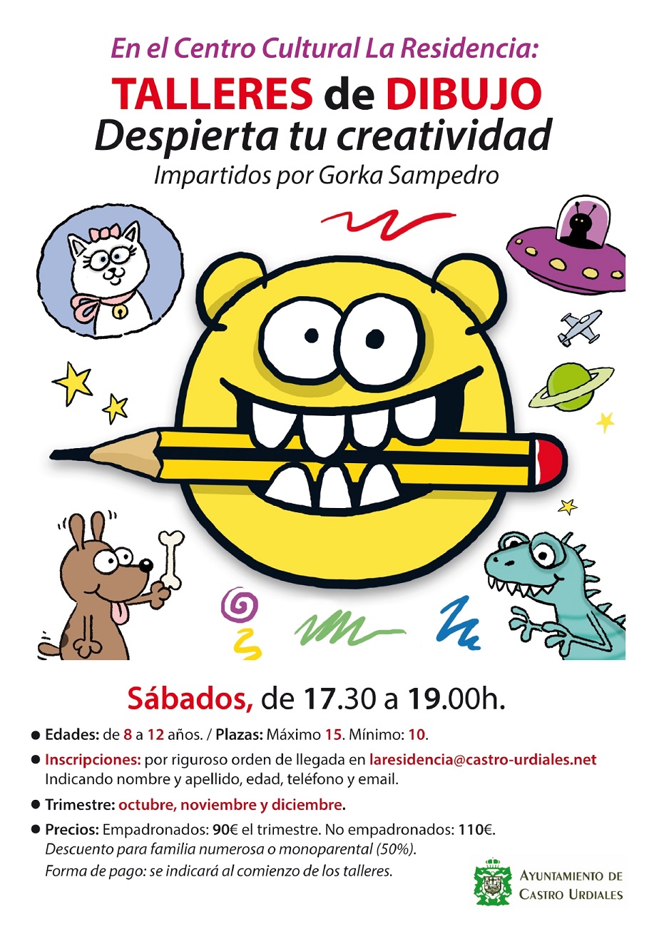 Talleres de Dibujo, impartidos por Gorka Sampedro