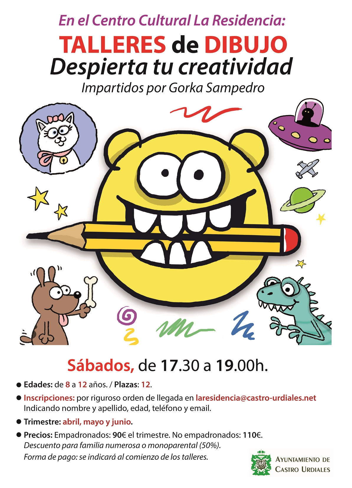 Talleres de Dibujo, impartidos por Gorka Sampedro