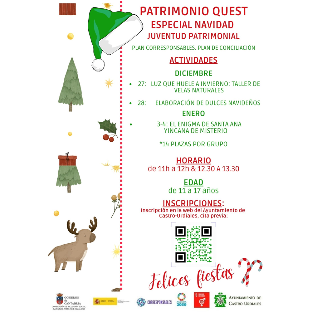 Talleres patrimoniales en navidad dentro del plan corresponsables