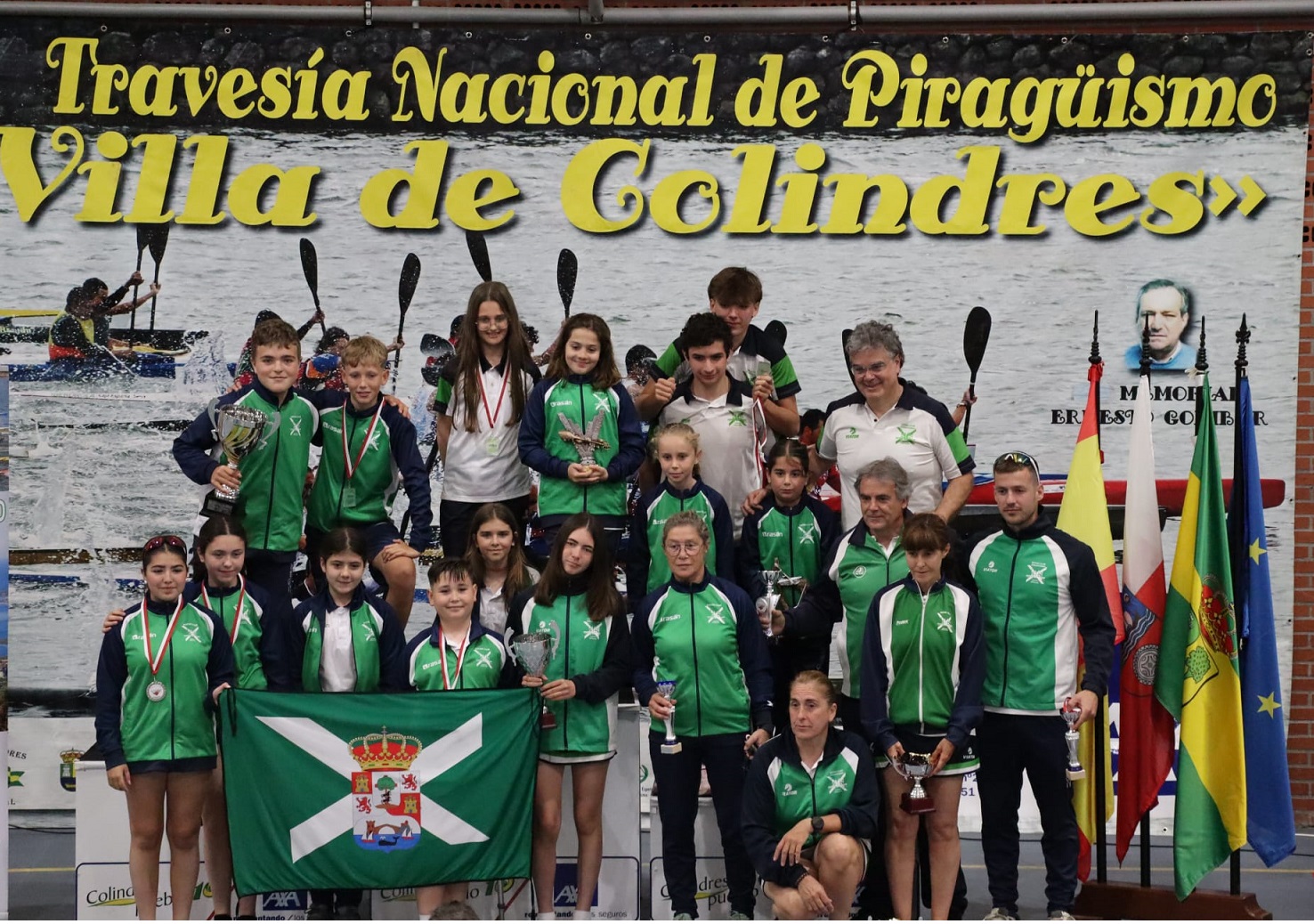 El Kayak Club  Castro en la "Travesía nacional de piragüismo Villa de Colindres" y "Campeonato de Cantabria de Travesías"