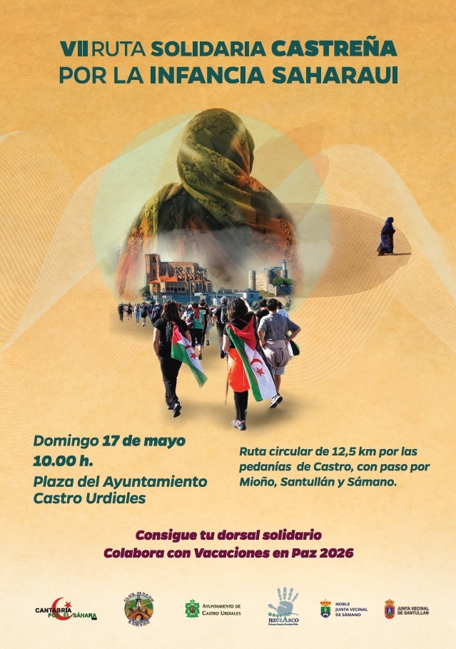 VII  Ruta Solidaria castreña por la infancia Saharaui