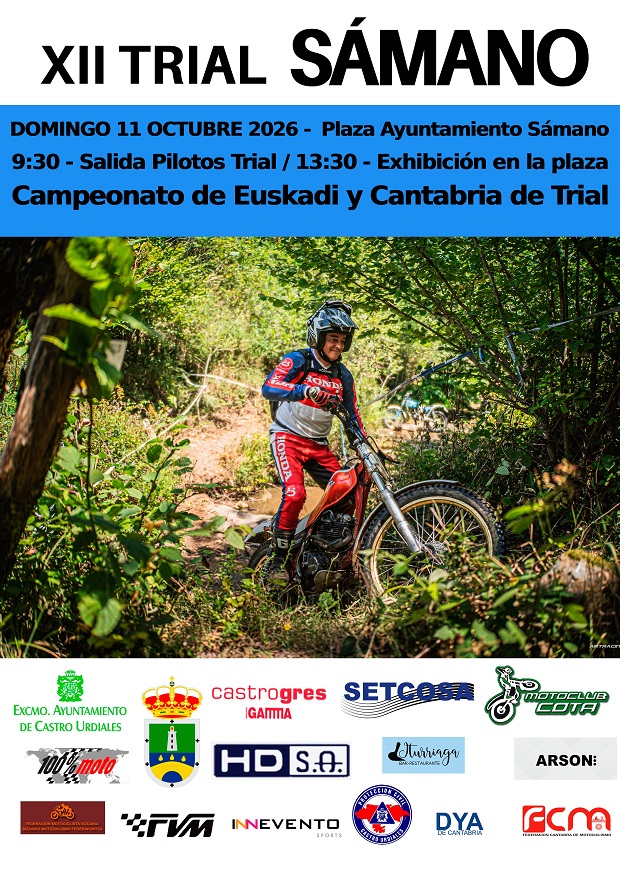 XII Trial Sámano - Campeonato de Euskadi y Cantabria de Trial