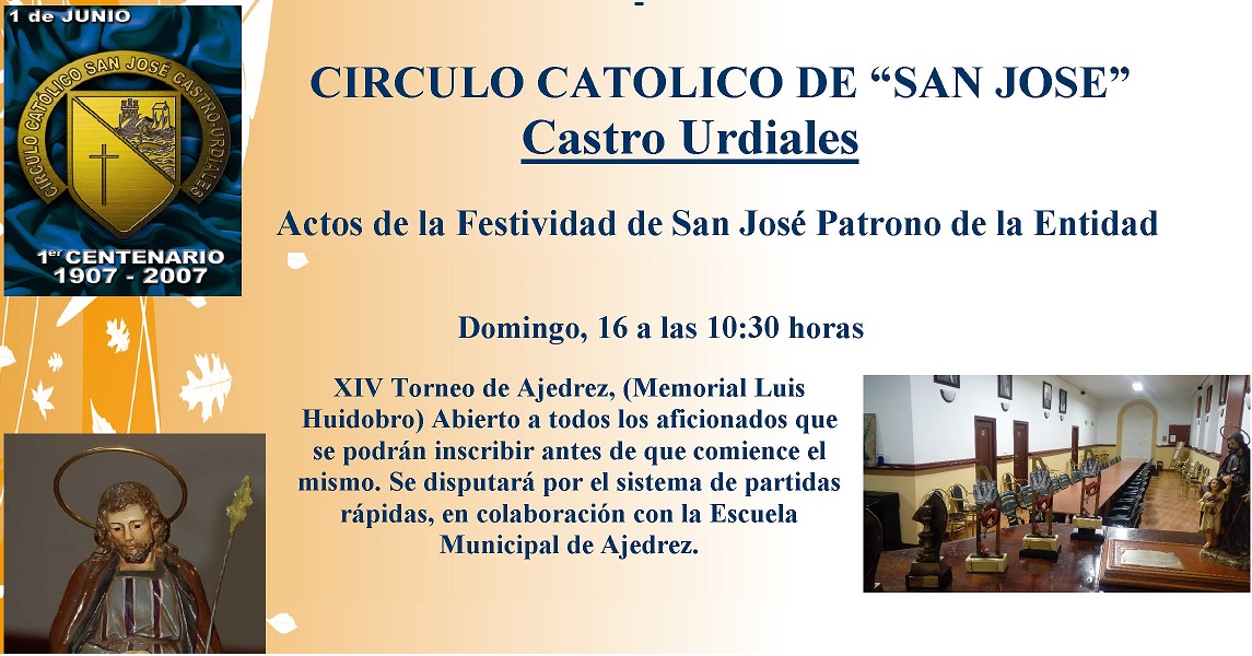 XIV Torneo de Ajedrez del Círculo Católico de Castro-Urdiales
