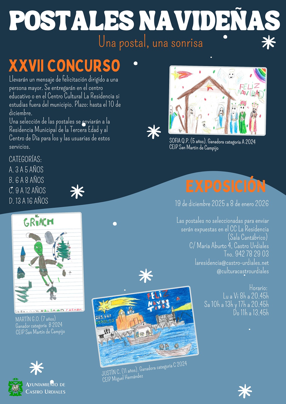 XXVII Concurso de Tarjetas de Navidad “Una postal, una sonrisa” 